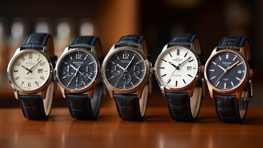 Experimental mechanical watch with modern and unusual display